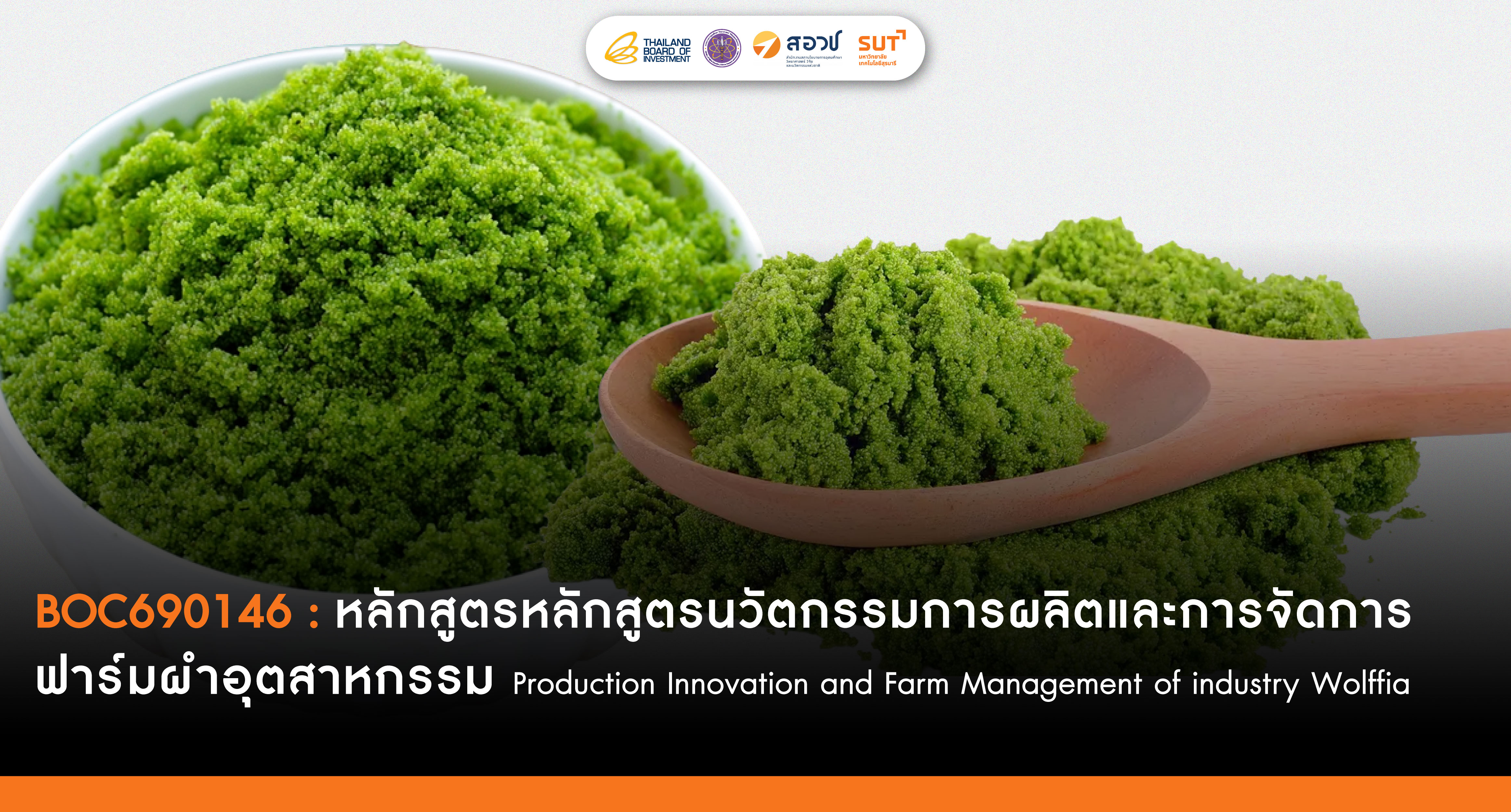 นวัตกรรมการผลิตและการจัดการฟาร์มผำอุตสาหกรรม