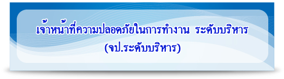 เจ้าหน้าที่ความปลอดภัยในการทำงาน ระดับบริหาร 